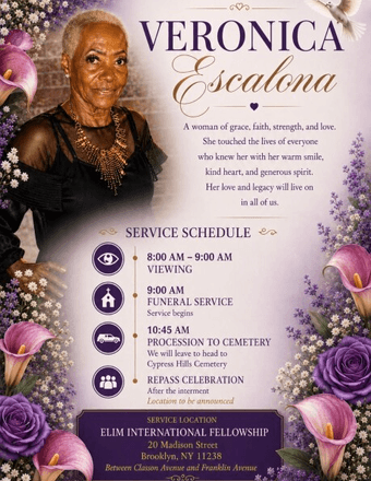 Veronica DeEscalona Obituary